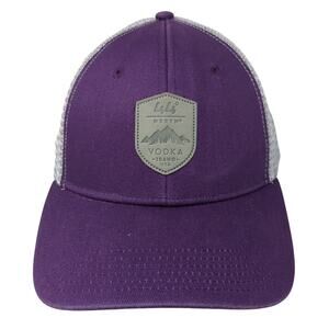 44° North Vodka Idaho USA Trucker Hat Purple OS Adjustable Mesh Back Name Brand